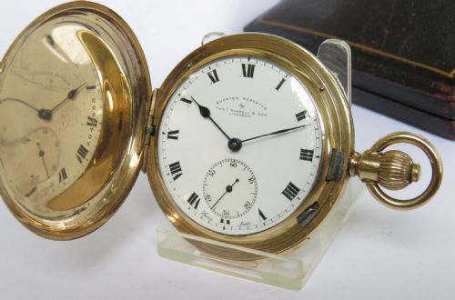 Quarter Repeater Full Hunter Pocket Watch, Thomas Russell & Son