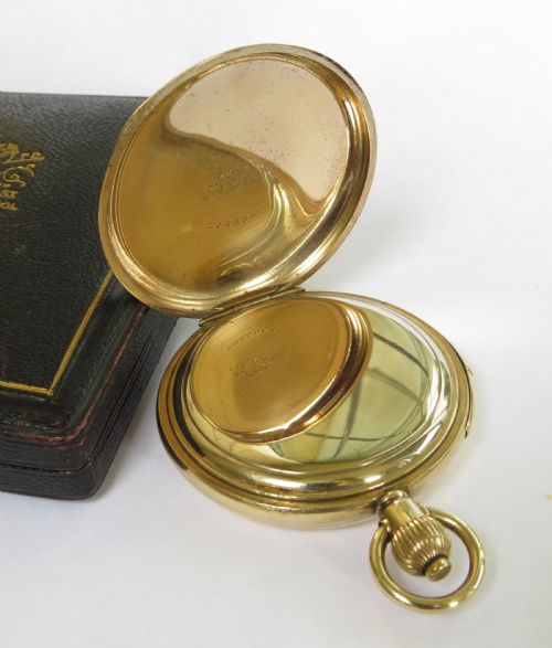 fig 2. Quarter repeater full hunter pocket watch, Thomas Russell & Son