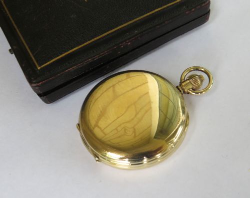 fig 4. Quarter repeater full hunter pocket watch, Thomas Russell & Son