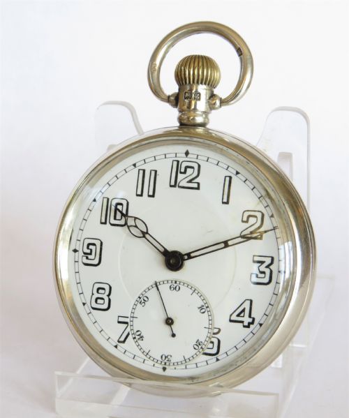 1924 Silver Syren Pocket Watch