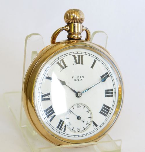 fig 1. Antique Elgin pocket watch, 1919