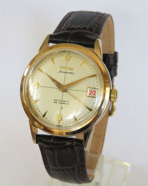 Gents 1950s Titoni Airmaster Automatic Wrist Watch