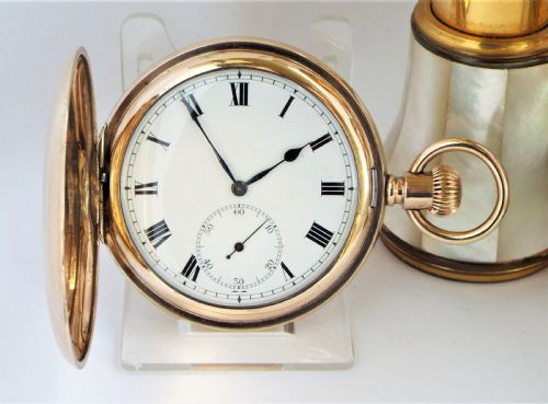 1920s Electa Full Hunter Pocket Watch.