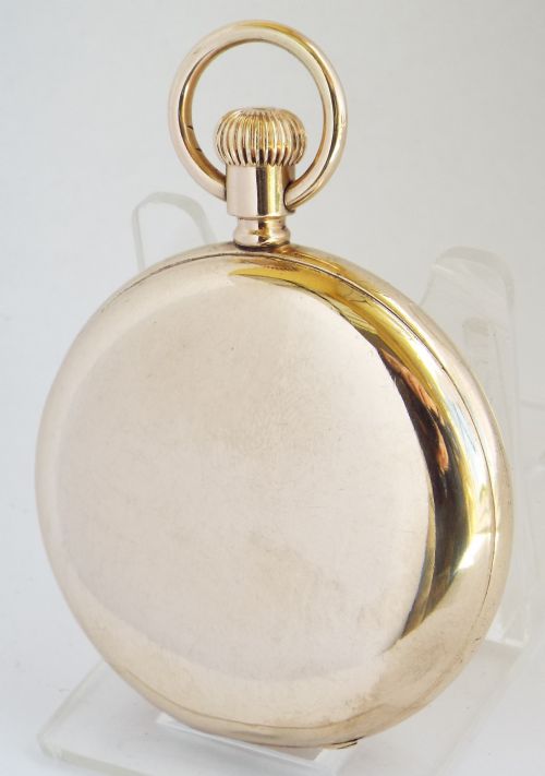 fig 1. 1920s Electa full hunter pocket watch.