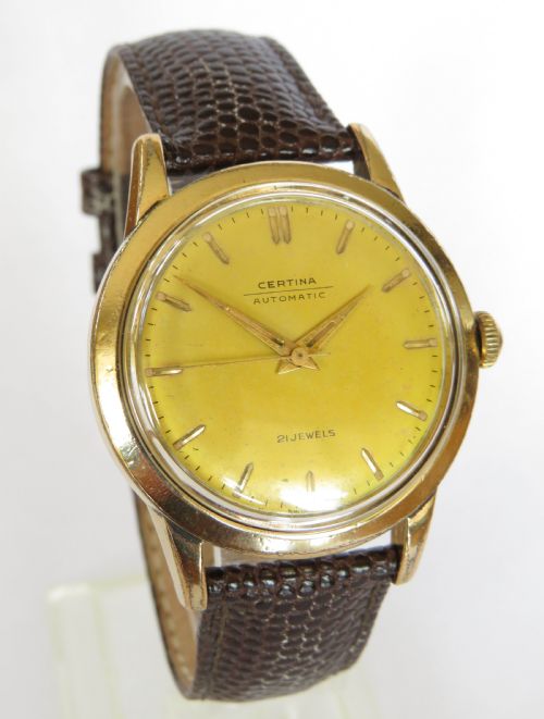 fig 1. Gents 1950s Certina wrist watch