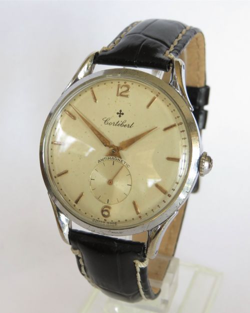 fig 1. Gents large 1950s Cortebert wrist watch