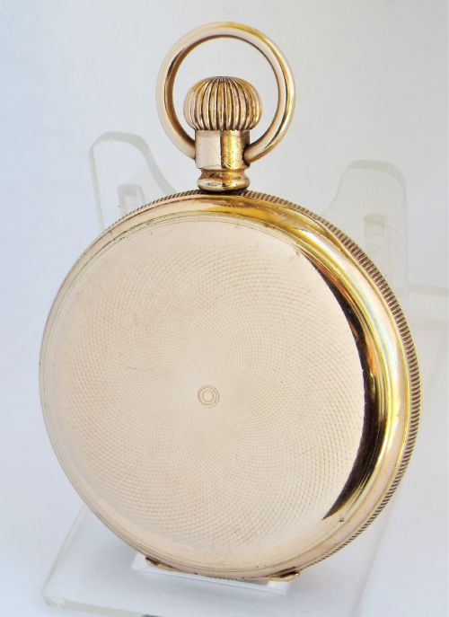 fig 2. Antique Waltham Traveler full hunter pocket watch.