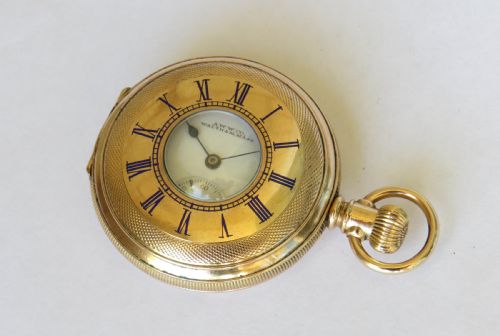 1903 Waltham Seaside Half Hunter Pocket Watch