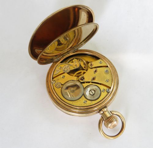 fig 2. 1930s Vertex half hunter pocket watch