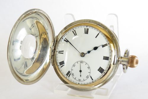 Antique Silver Omega Regina Pocket Watch