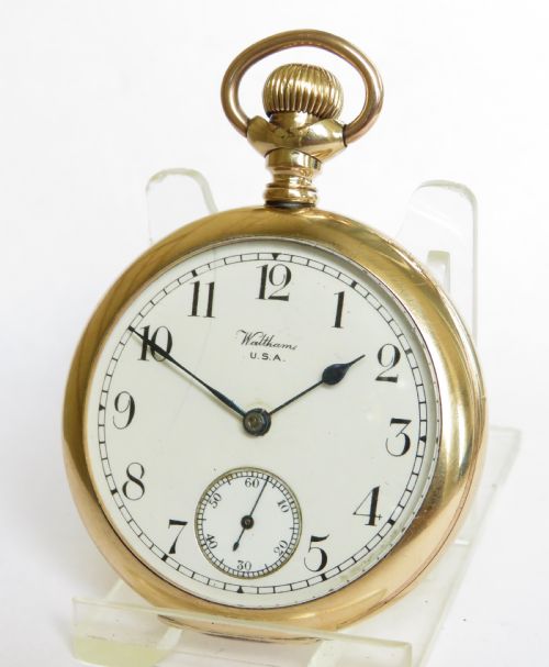 Antique Waltham Gold Filled Pocket Watch