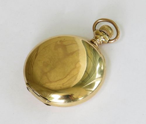 fig 2. Antique Waltham gold filled pocket watch