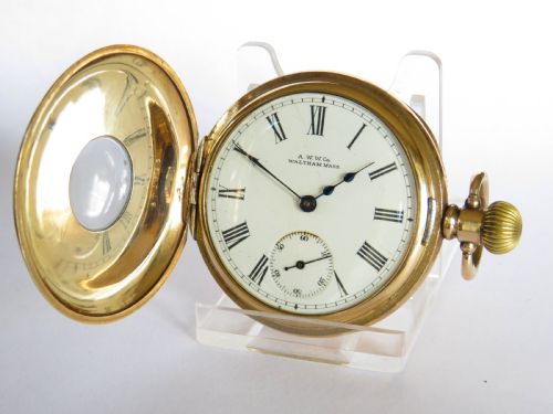 Waltham Traveler Half Hunter Pocket Watch, 1917