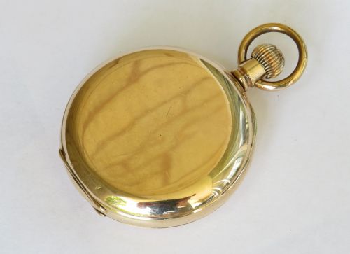 fig 2. Antique Rode Watch Co half hunter pocket watch