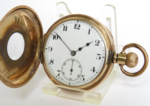 Cyma Half Hunter Pocket Watch, Scots Fusiliers History
