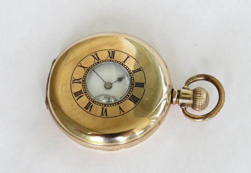 fig 2. Cyma half hunter pocket watch, Scots Fusiliers history