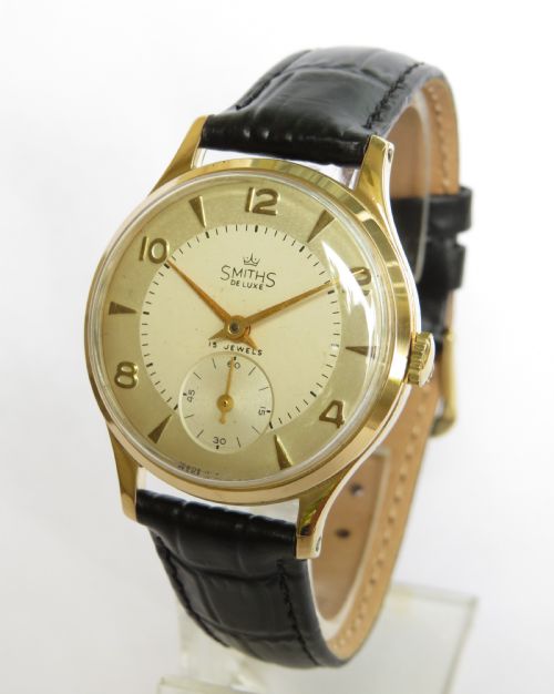 Gents 1950s Smiths De Luxe Wrist Watch