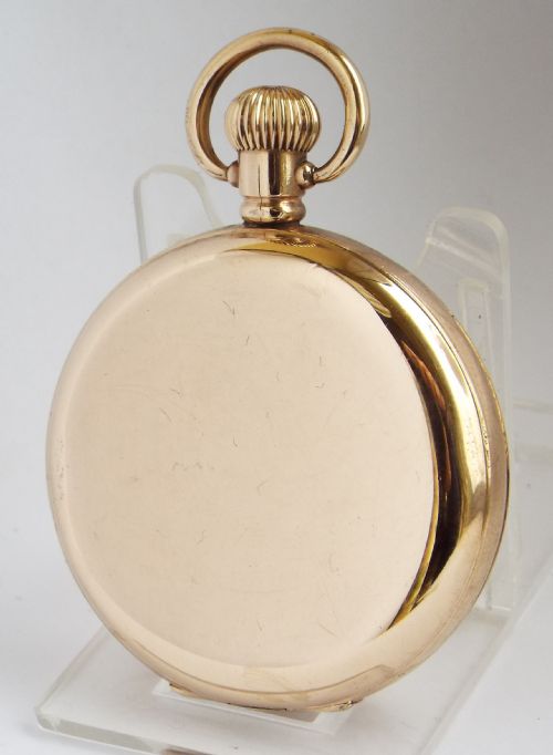 fig 1. 1903 Waltham full hunter pocket watch.