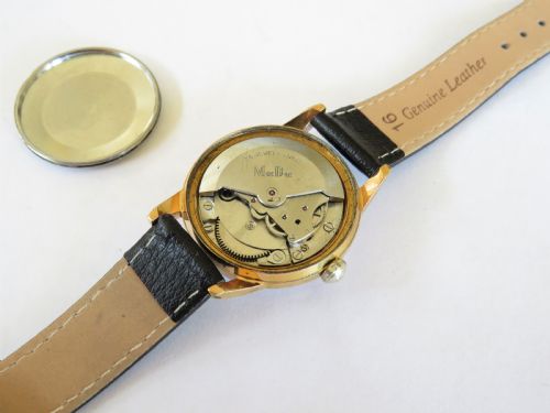 fig 1. Gents 1950s MuDu Doublematic wrist watch