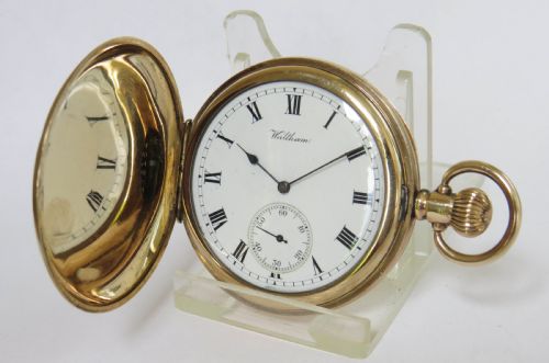 Waltham Riverside Full Hunter Pocket Watch, C1900
