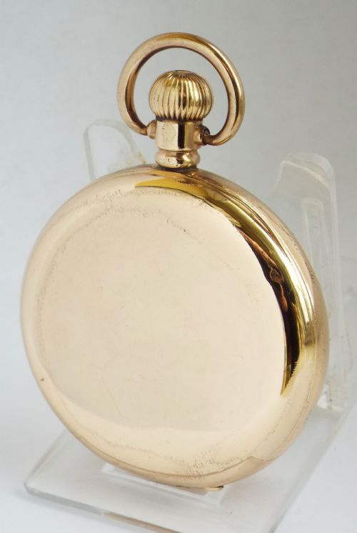 fig 1. Antique 1918 Waltham pocket watch.