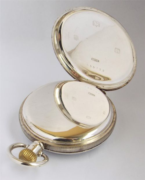 fig 2. A 1920s silver Trojan pocket watch.