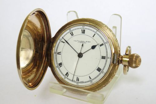 Thomas Russell Premier Full Hunter Pocket Watch