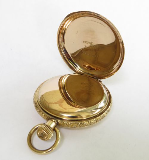 fig 2. Thomas Russell Premier full hunter pocket watch