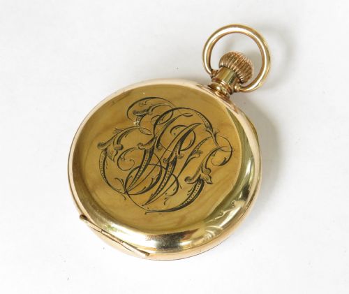fig 2. Antique Stauffer & Co pocket watch