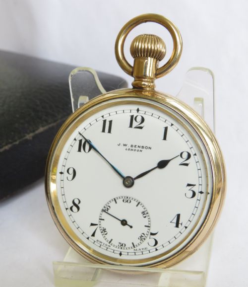 Antique J W Benson Pocket Watch, Boxed