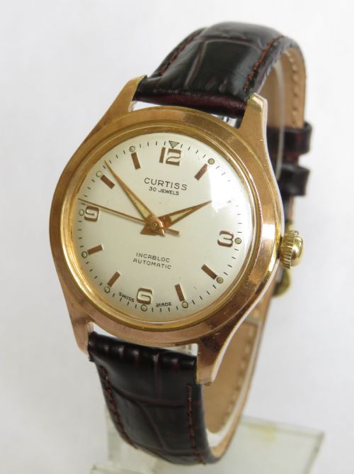Gents 1950s Curtiss Wrist Watch by Bulova