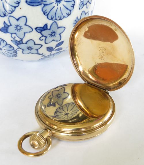 fig 2. An antique Waltham Bond Street pocket watch with history.