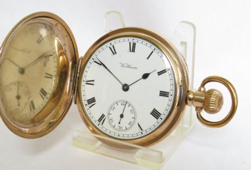 Antique Waltham Full Hunter Pocket Watch, 1913