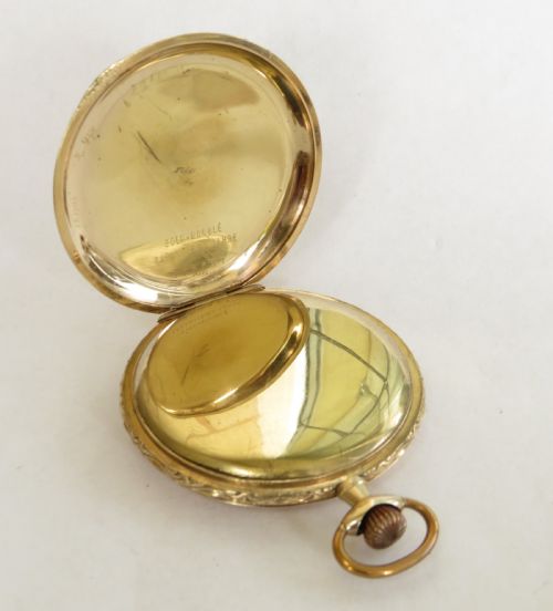 fig 2. 1930s Favor full hunter pocket watch