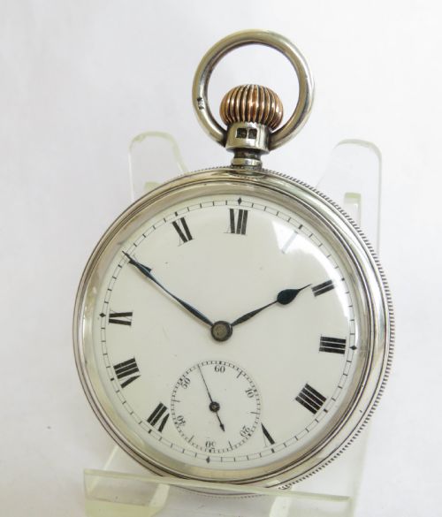 An Antique Silver Omega Pocket Watch, C1902.