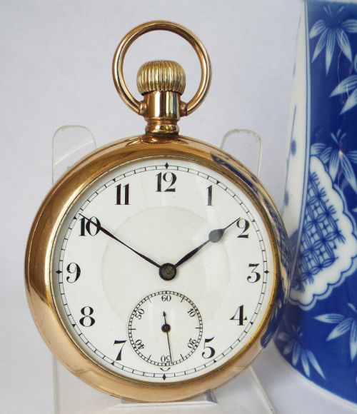 1930s Swiss Stem Winding Pocket Watch.