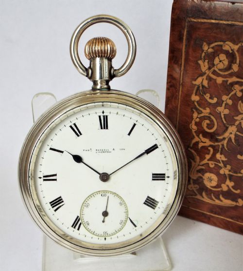 1920s Thomas Russell Silver Filled Pocket Watch.