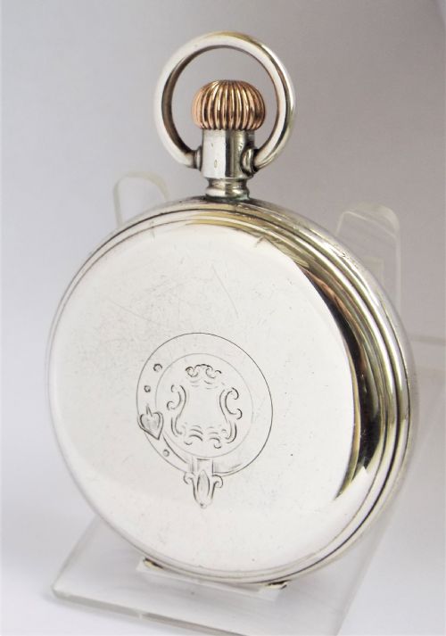 fig 1. 1920s Thomas Russell silver filled pocket watch.