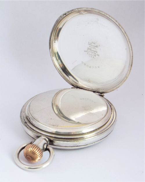 fig 2. 1920s Thomas Russell silver filled pocket watch.