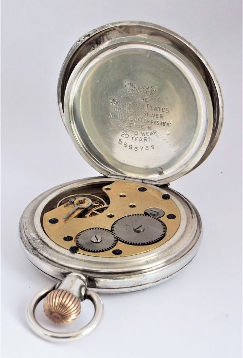 fig 3. 1920s Thomas Russell silver filled pocket watch.