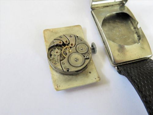 fig 2. Gents large 1930s Art Deco wrist watch for Mappin
