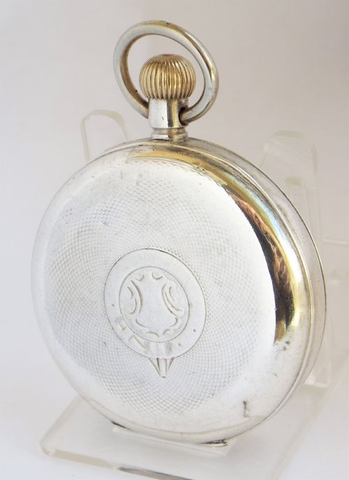 fig 1. Antique 1918 silver Buren for H Samuel