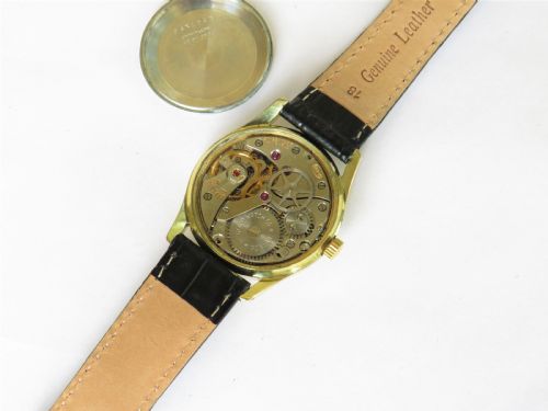 fig 1. Gents 1950s Record de Luxe wrist watch