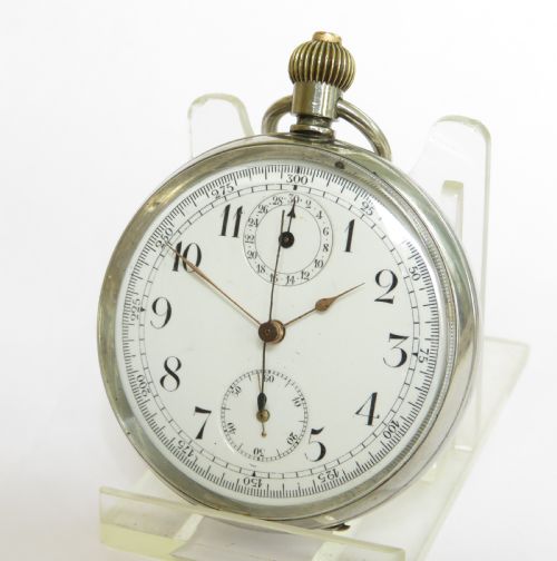 Minerva Chronograph Pocket Watch, C1920