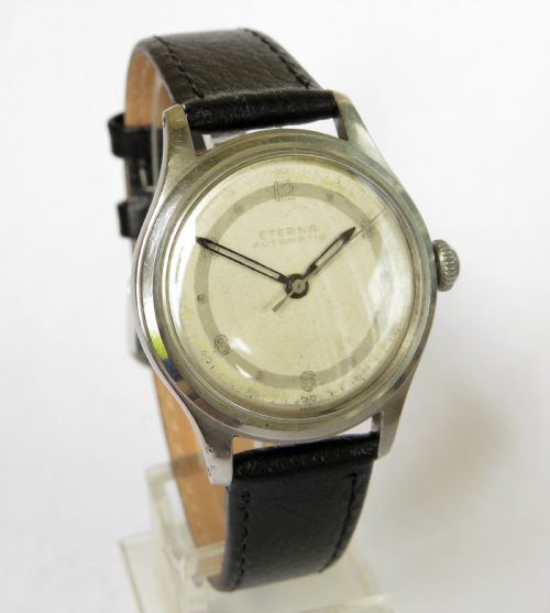 fig 1. Gents Eterna bumper automatic wrist watch