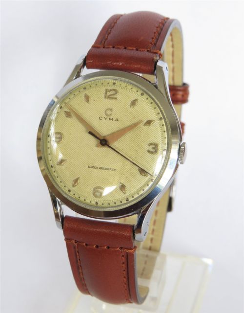 Gents 1950s Cyma Wrist Watch