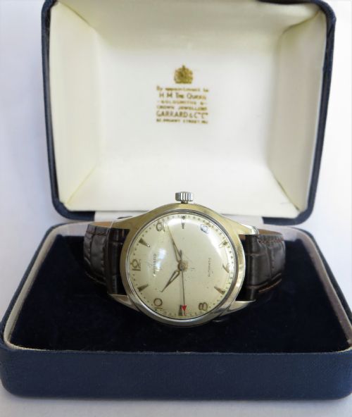fig 1. Gents 1950s Garrard automatic wrist watch