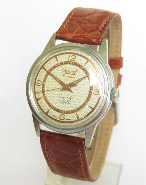 Gents 1950s Ogival Wrist Watch