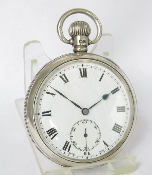 fig 1. Antique silver pocket watch, 1928