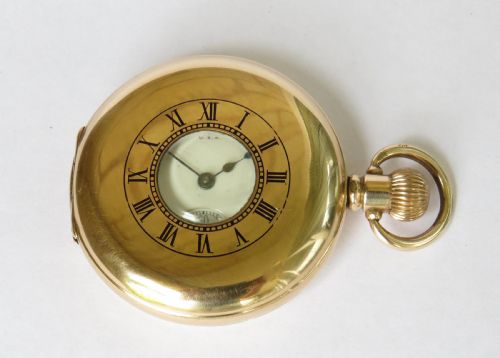 High Grade Waltham Half Hunter Pocket Watch